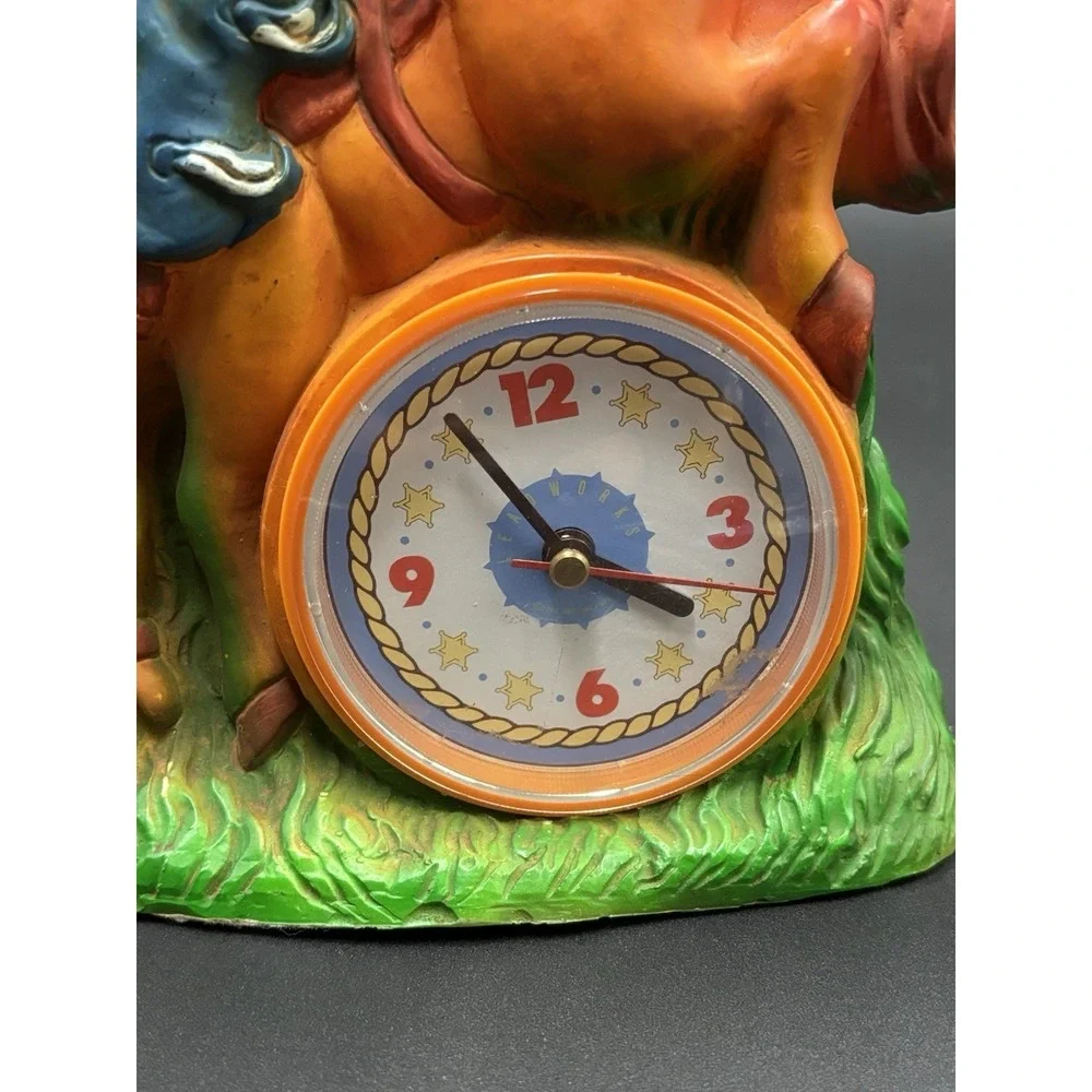 Vintage Howdy Doody Bucking Bronco Clock 1988 Untested